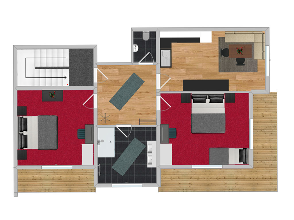 Layout Apartment Brunnenkogel Sölden